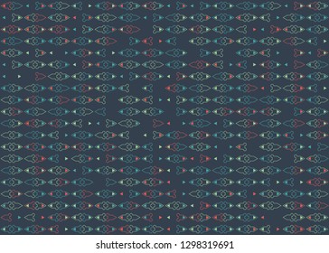 Seamless geometric pattern design illustration