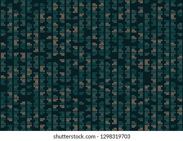 Seamless geometric pattern design illustration