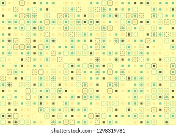 Seamless geometric pattern design illustration
