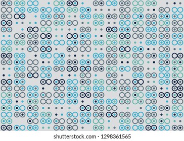 Seamless geometric pattern design illustration