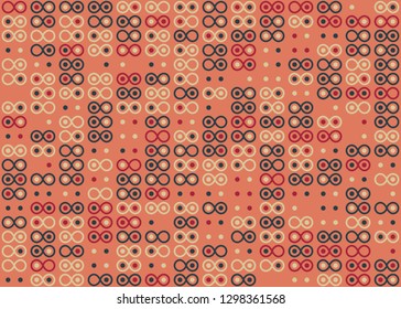 Seamless geometric pattern design illustration