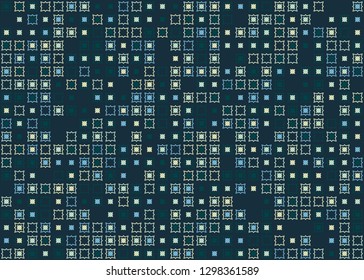 Seamless geometric pattern design illustration
