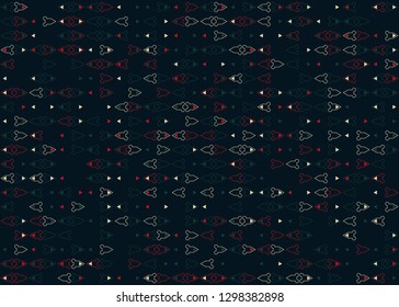Seamless geometric pattern design illustration