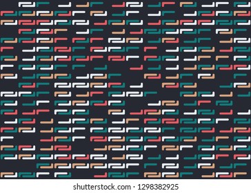 Seamless geometric pattern design illustration