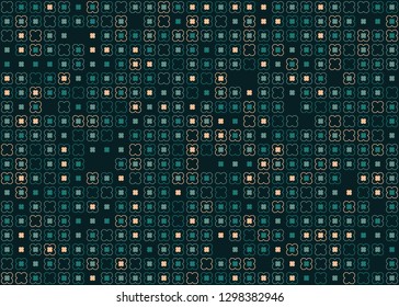 Seamless geometric pattern design illustration