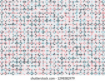 Seamless geometric pattern design illustration