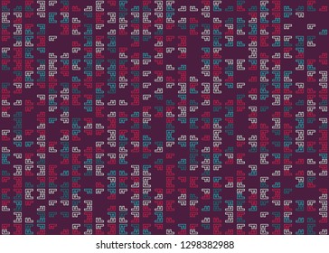 Seamless geometric pattern design illustration