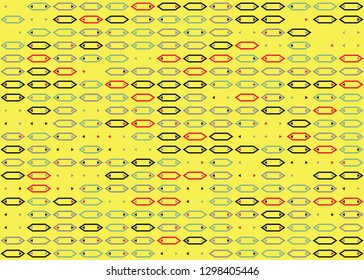 Seamless geometric pattern design illustration