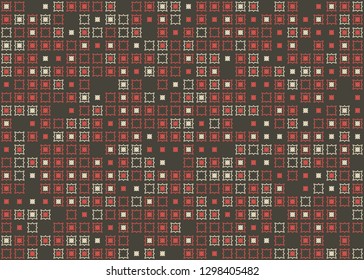 Seamless geometric pattern design illustration