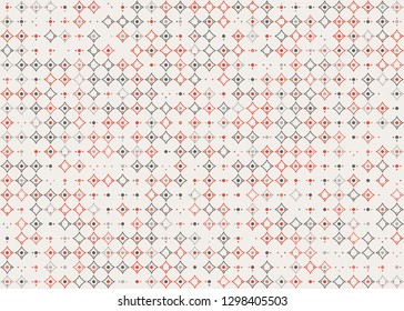 Seamless geometric pattern design illustration