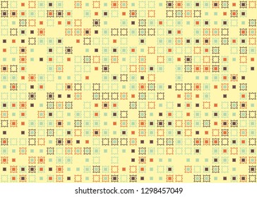 Seamless geometric pattern design illustration