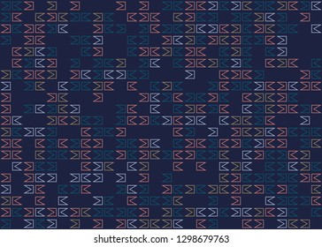 Seamless geometric pattern design illustration