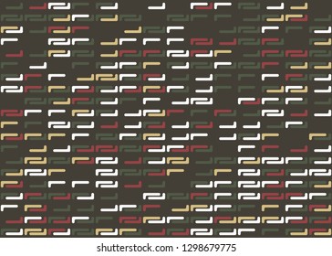 Seamless geometric pattern design illustration