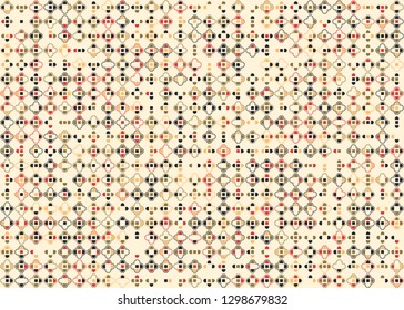 Seamless geometric pattern design illustration