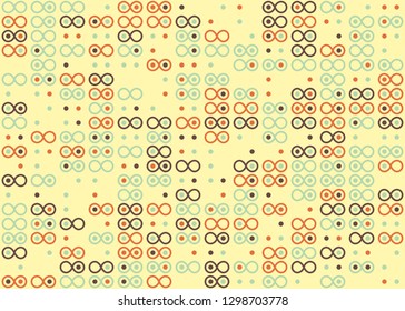 Seamless geometric pattern design illustration
