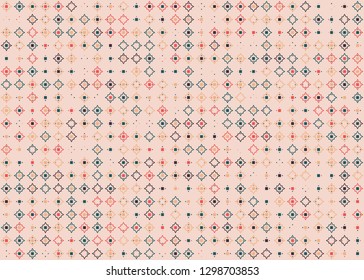 Seamless geometric pattern design illustration