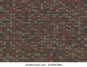 Seamless geometric pattern design illustration