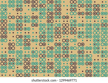 Seamless geometric pattern design illustration