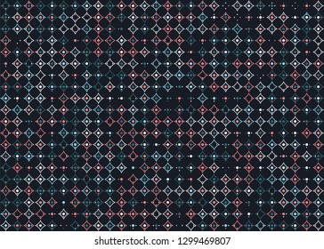 Seamless geometric pattern design illustration