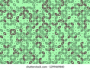 Seamless geometric pattern design illustration