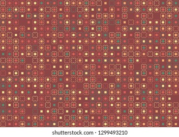 Seamless geometric pattern design illustration