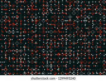 Seamless geometric pattern design illustration