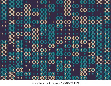 Seamless geometric pattern design illustration