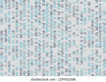 Seamless geometric pattern design illustration