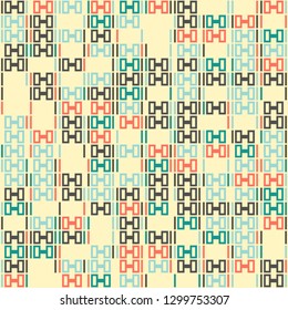 Seamless geometric pattern design illustration
