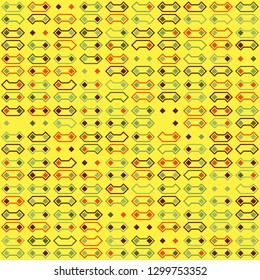 Seamless geometric pattern design illustration