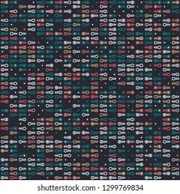 Seamless geometric pattern design illustration