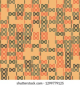 Seamless geometric pattern design illustration