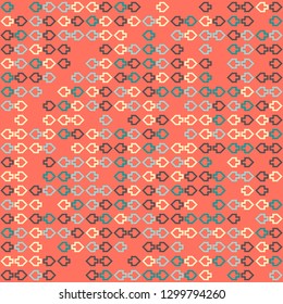 Seamless geometric pattern design illustration