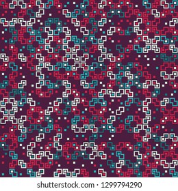 Seamless geometric pattern design illustration