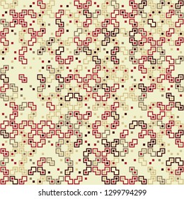Seamless geometric pattern design illustration