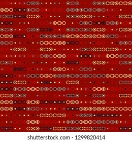Seamless geometric pattern design illustration