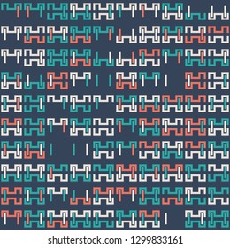 Seamless geometric pattern design illustration