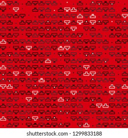 Seamless geometric pattern design illustration