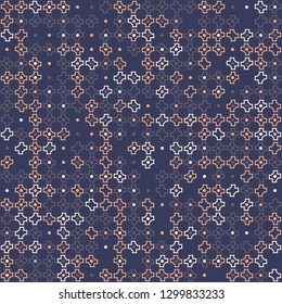 Seamless geometric pattern design illustration