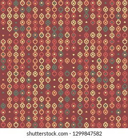Seamless geometric pattern design illustration