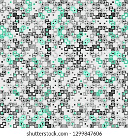 Seamless geometric pattern design illustration