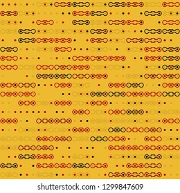 Seamless geometric pattern design illustration