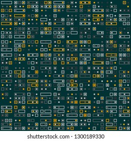 Seamless geometric pattern design illustration