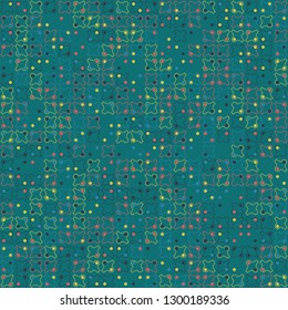 Seamless geometric pattern design illustration