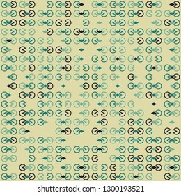 Seamless geometric pattern design illustration