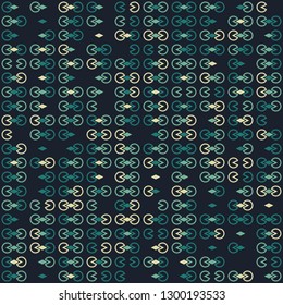 Seamless geometric pattern design illustration