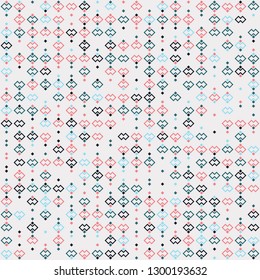 Seamless geometric pattern design illustration