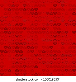 Seamless geometric pattern design illustration