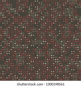 Seamless geometric pattern design illustration