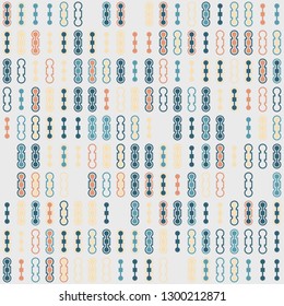 Seamless geometric pattern design illustration